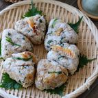 【アラスカ産シマホッケと大葉のしょうゆマヨおにぎり】