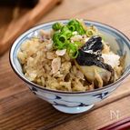 海苔の香りしっかり「炙りサバと海苔佃煮の釜飯」