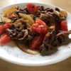 Keikoの作ってみた!投稿(＊牛こまとトマトのしそバター炒め＊)