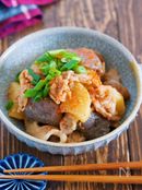 味がしみしみ♪『豚大根とこんにゃくのどて焼き風♡味噌煮込み』