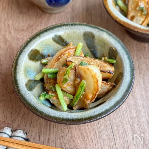 とろっと甘い♪焼きかぶの胡麻味噌和え