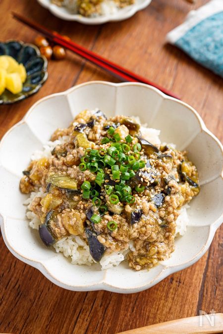 麻婆なす風あんかけ