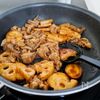 『豚こま蓮根とさつまいもの甘酢炒め』ご飯が進む♪タレ絡む♡の工程5