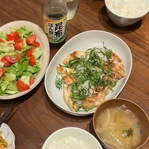 319317の作ってみた!投稿(柚子胡椒揚げ鶏のおろしポン酢かけ【少ない油で揚げずに♪】)