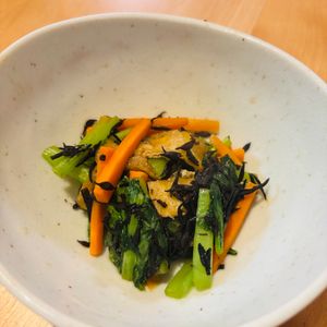 324534の作ってみた!投稿(【小松菜とひじきの炒り厚揚げ】体が喜ぶ和風おかず♡)