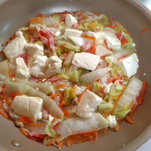 コスモスの作ってみた!投稿(【白菜と豆腐のうま煮】まろやかな甘みとうま味が引き立つ！)