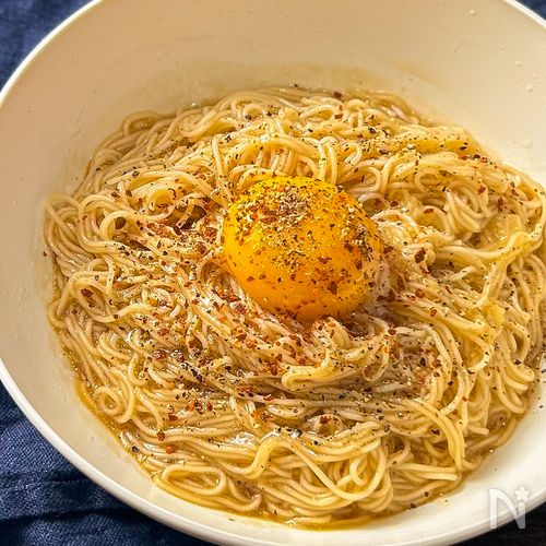 【やみつき注意】ガリペパそうめん