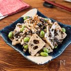シャキシャキがクセになる！【れんこんとひじきの和風サラダ】