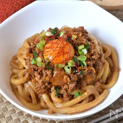 ほぼ10分で出来上がり！汁なし担々うどん