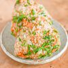 火を使わない!子どもが喜ぶ!豆苗とチーズのおかかおにぎり