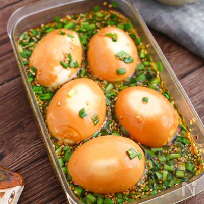 やみつきニラダレ味玉【おかわり必須！最高の味玉】