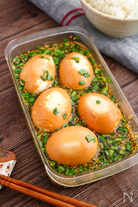 やみつきニラダレ味玉【おかわり必須！最高の味玉】