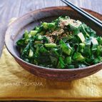 ポリ袋で簡単！小松菜の即席辛子漬け