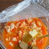 レンジで完結！無水トマトチキンカレーの工程3
