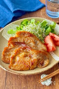 やみつき味♡豚肉のハニーマスタードソテー