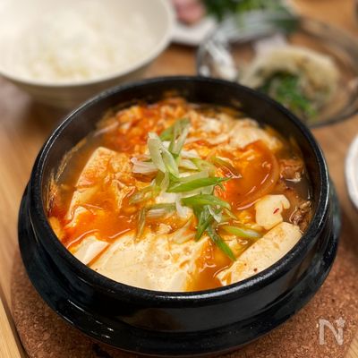 5分で完成「ツナ缶のキムチチゲ」
