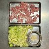 【キャベツと豚肉の塩焼きそば〜辛子酢添え】味変で♪の工程1