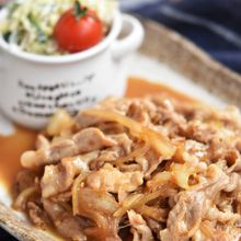 豚こま切れ肉と玉ねぎの生姜焼き【冷凍・作り置き】