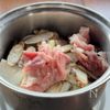 新玉と新牛蒡の蒸し煮の工程3