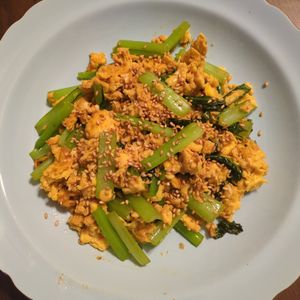 たりおの作ってみた!投稿(【小松菜と卵の中華風炒め】シンプルうまい！ぱぱっと副菜♪)