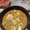 おともこの作ってみた!投稿(煮るだけ5分♪『豚バラ豆腐ともやしの韓国風ごま味噌スープ』)