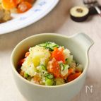 簡単塩麹ポテサラ＊まとめて蒸して混ぜるだけ