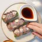 お魚おつまみ好きさんにオススメ‼︎『カツオの生春巻き』