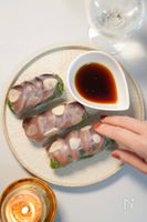 お魚おつまみ好きさんにオススメ‼︎『カツオの生春巻き』