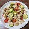 とももの作ってみた!投稿(\病みつき絶品/ワンパン10分【鶏とズッキーニのトマト炒め】)