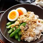豚とアスパラの香味だれ【#簡単#時短#節約#ヘルシー】