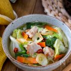 【もつ鍋風野菜スープ】体ポカポカ＆脂肪燃焼！