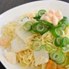 こざかなの作ってみた!投稿(ビールがすすむ!!【海鮮ねぎ塩焼きそば】めんたいマヨ絡め)
