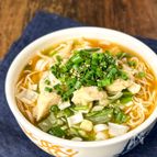 【ネギ塩ささみそうめん】しっとりささみでさっぱり旨い