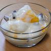 まゆのの作ってみた!投稿(マシュマロとドライフルーツのヨーグルト漬け【ぷるしゅわ食感】)