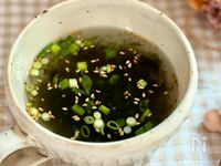 1分♡白だし×海苔の秒速カップスープ【やる気ゼロでもOK!】