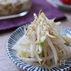 【レンジで簡単！】もやしとねぎのナムル