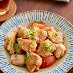 【簡単でおすすめ！】鶏肉とトマトの旨ごまだれ炒め