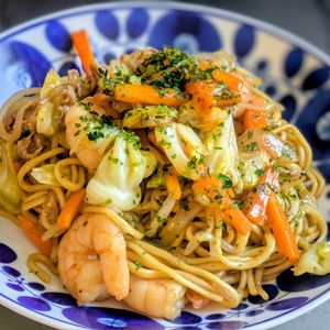 komaの作ってみた!投稿(ガッツリ男子に捧ぐ！『屋台風ソース焼きそば』)
