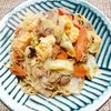 よっこの作ってみた!投稿(『うまーい♡』がとまらない【豚肉とキャベツの塩昆布焼きそば】)