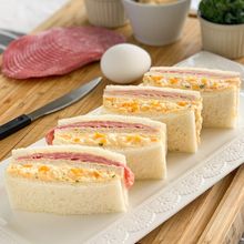 【我が家の濃厚なたまごサンドイッチ】
