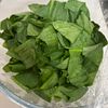 レンジで3分！【小松菜とにんじんのからしマヨ和え】冷やしてもの工程1