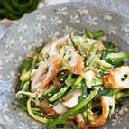 あと一品に♪加熱不要！ちくわとニラときゅうりの梅中華和え