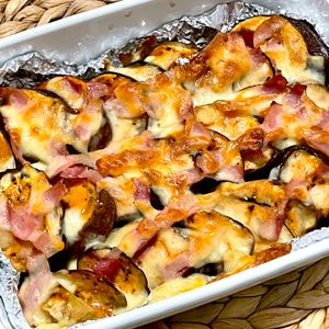 michuの作ってみた!投稿(【とろ〜り♡茄子とベーコンのチーズ焼き】トースターで簡単！)