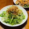 はっぴぃの作ってみた!投稿(白だしで手作りドレッシング♪玉ねぎと水菜の和風サラダ)