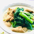 トロトロ揚げと小松菜のサッと煮