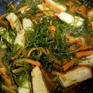 ヴェルの作ってみた!投稿(さつま揚げと切り昆布の煮物【作り置き】)
