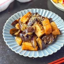 【ご飯が爆発的に進む!厚揚げナスのトロトロ照り焼き】節約