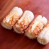 大葉香るちくわチーズのカリもちライスペーパー巻き*新感覚!の工程2