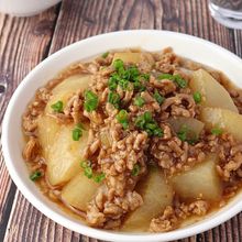 味染み～♡大根のとろ～りそぼろ煮