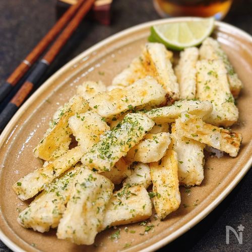 【のり塩フライド長芋】外サクッ♪中はホクホク♡やみつき食感!